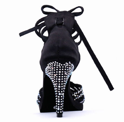 Women's Leatherette Customized Heel Latin Shoes Salsa Shoes Ballroom Dance Shoes