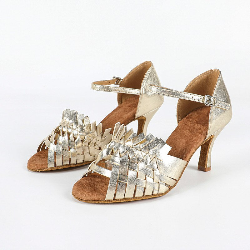 Women's Customized Heel Latin Dance Shoes Ballroom Dance Shoes