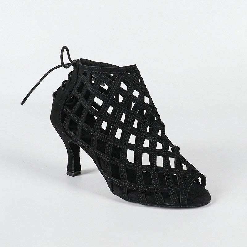 Women's Black Customized Heel Heels Dance Boots JazDancing Shoes