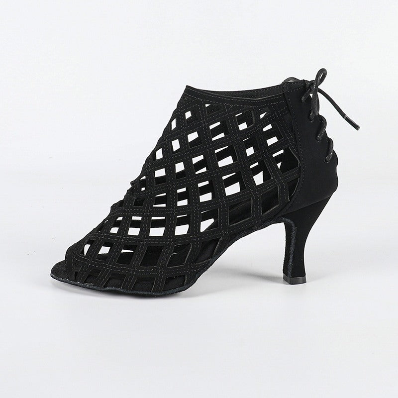 Women's Black Customized Heel Heels Dance Boots JazDancing Shoes