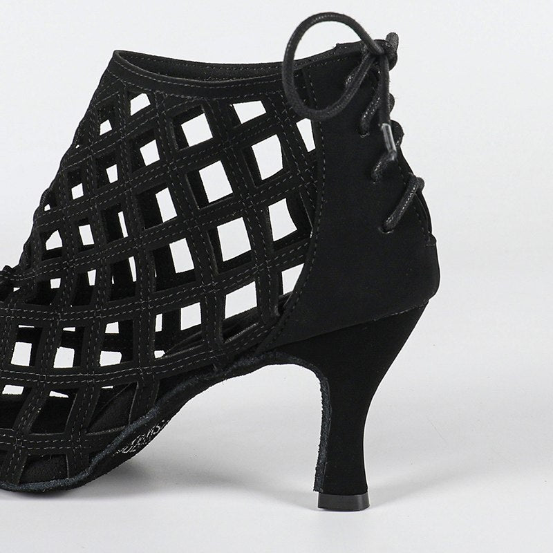 Women's Black Customized Heel Heels Dance Boots JazDancing Shoes