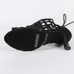 Women's Black Customized Heel Heels Dance Boots JazDancing Shoes