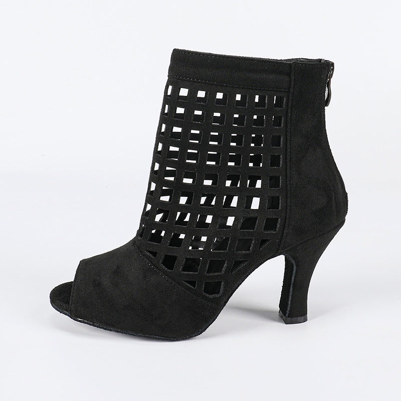 Women's Leatherette Customized Heel Heels Dance Boots JazDancing Shoes