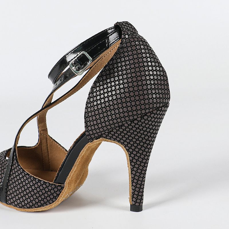 Women's Leatherette Customized Heel Latin Shoes Ballroom Dance Shoes Salsa Shoes