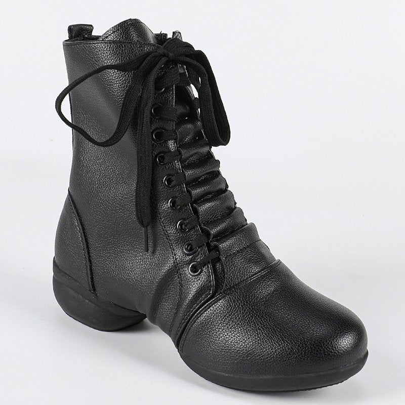 Women's Leatherette 4cm Heel With Lace-up Dance Shoes JazShoes
