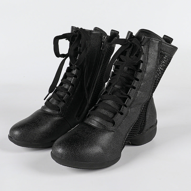 Women's Leatherette 4cm Heels With Lace-up Dance Shoes/Dance Boots/JazBoots