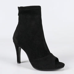 Women's 10cm Slim High Heel JazDance Shoes Heels Open Toe Dance Boots