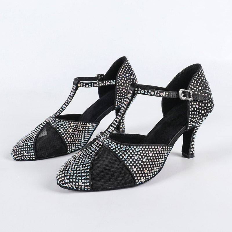 Women's Pointed Toe Customized Heel Closed Toe Dance Shoes