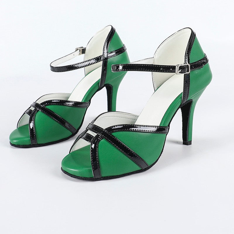 Women's Customized Heel Latin Dance Shoes Ballroom Dance Shoes