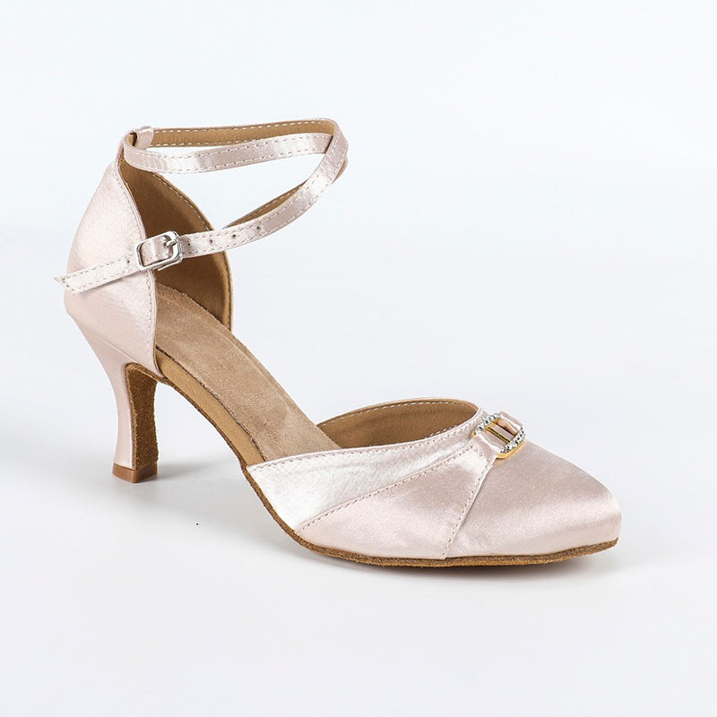 Women's Pointed Toe Customized Heel Closed Toe Dance Shoes