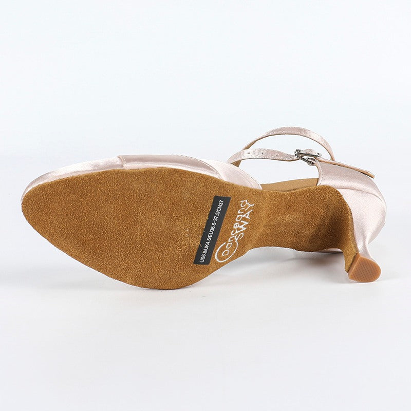 Women's Pointed Toe Customized Heel Closed Toe Dance Shoes