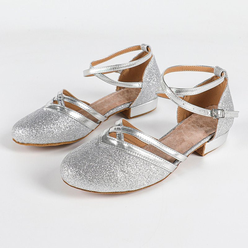 Women's Suede 2cm/3.5cm Heels Ballroom Dance Shoes Swing Dance Shoes
