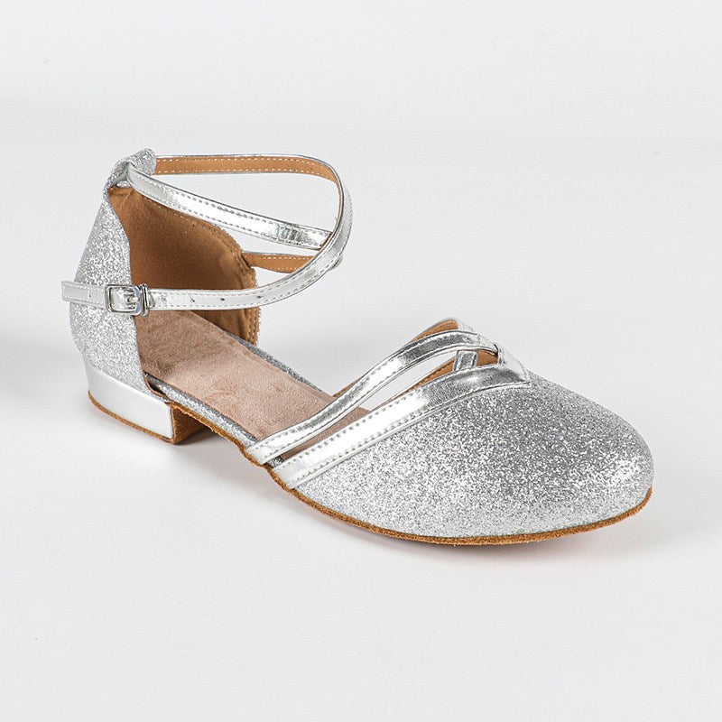 Women's Suede 2cm/3.5cm Heels Ballroom Dance Shoes Swing Dance Shoes
