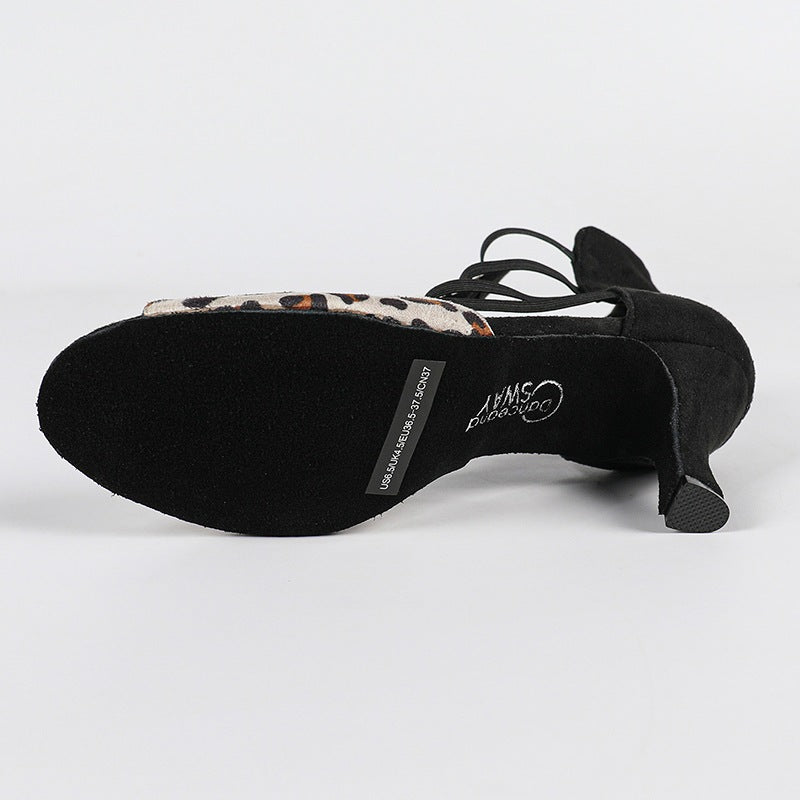 Women's Satin Suede Sole Customized Heel Dance Boots JazSalsa Dance Shoes