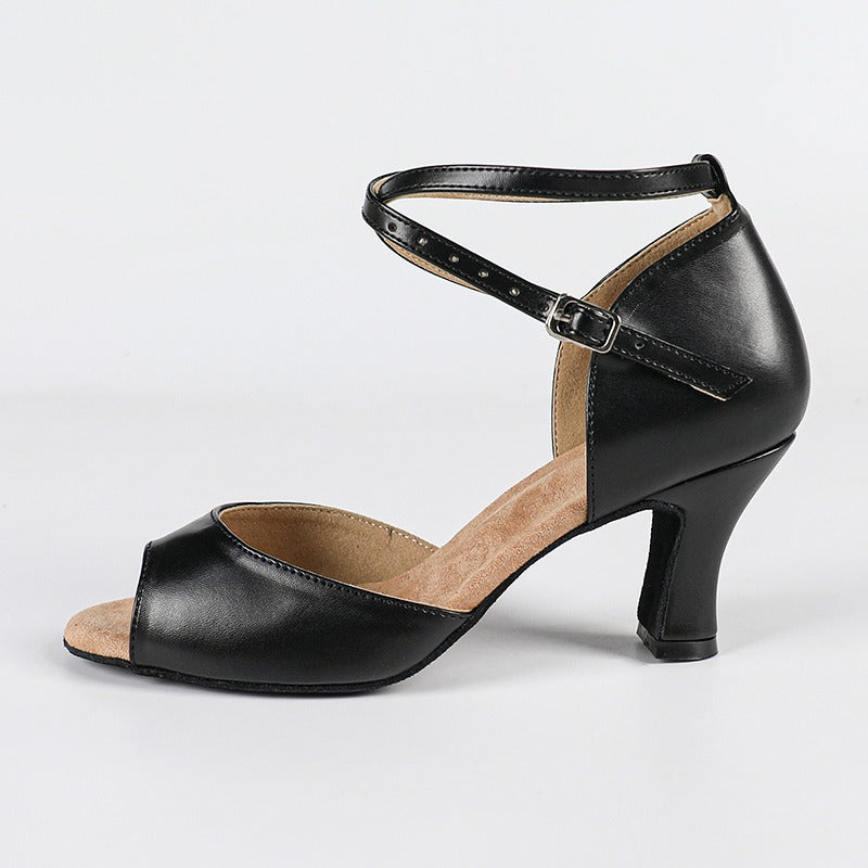 Women's Leatherette Customized Heel Latin Shoes Ballroom Dance Shoes