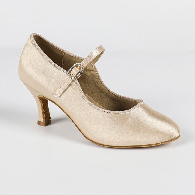 Women's Satin 7.5cm Heel Modern Dance Shoes Ballroom Dance Shoes