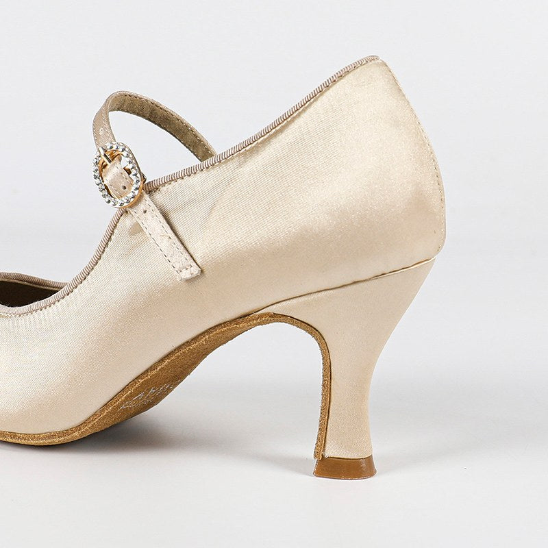 Women's Satin 7.5cm Heel Modern Dance Shoes Ballroom Dance Shoes