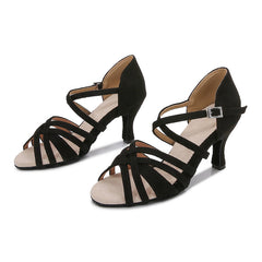 Women's Customized Heel Latin Dance Shoes Ballroom Dance Shoes