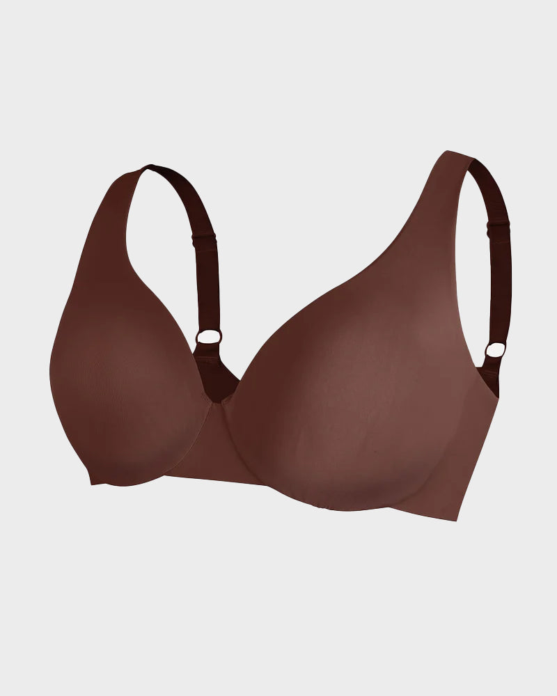 Underwire Adjustable Deep V-neck Bra