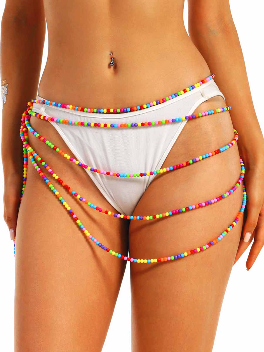 Colorful Beaded Skirt