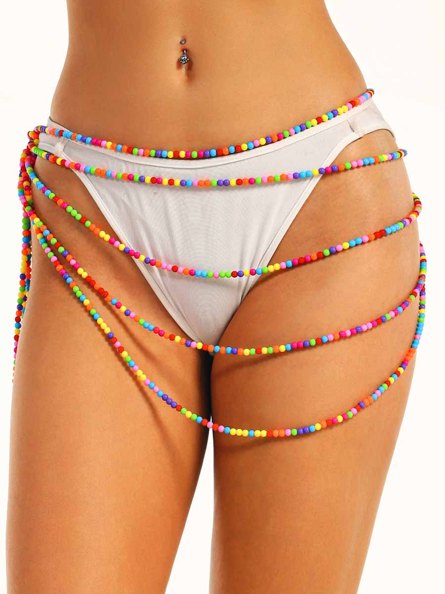 Colorful Beaded Skirt