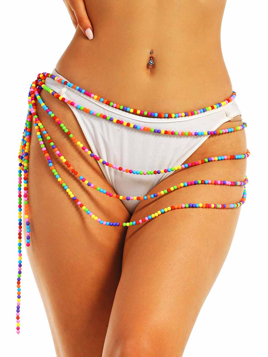 Colorful Beaded Skirt