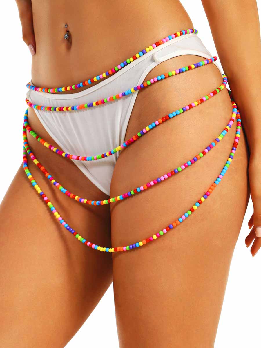 Colorful Beaded Skirt