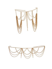 Two-Piece Metal Body Chain