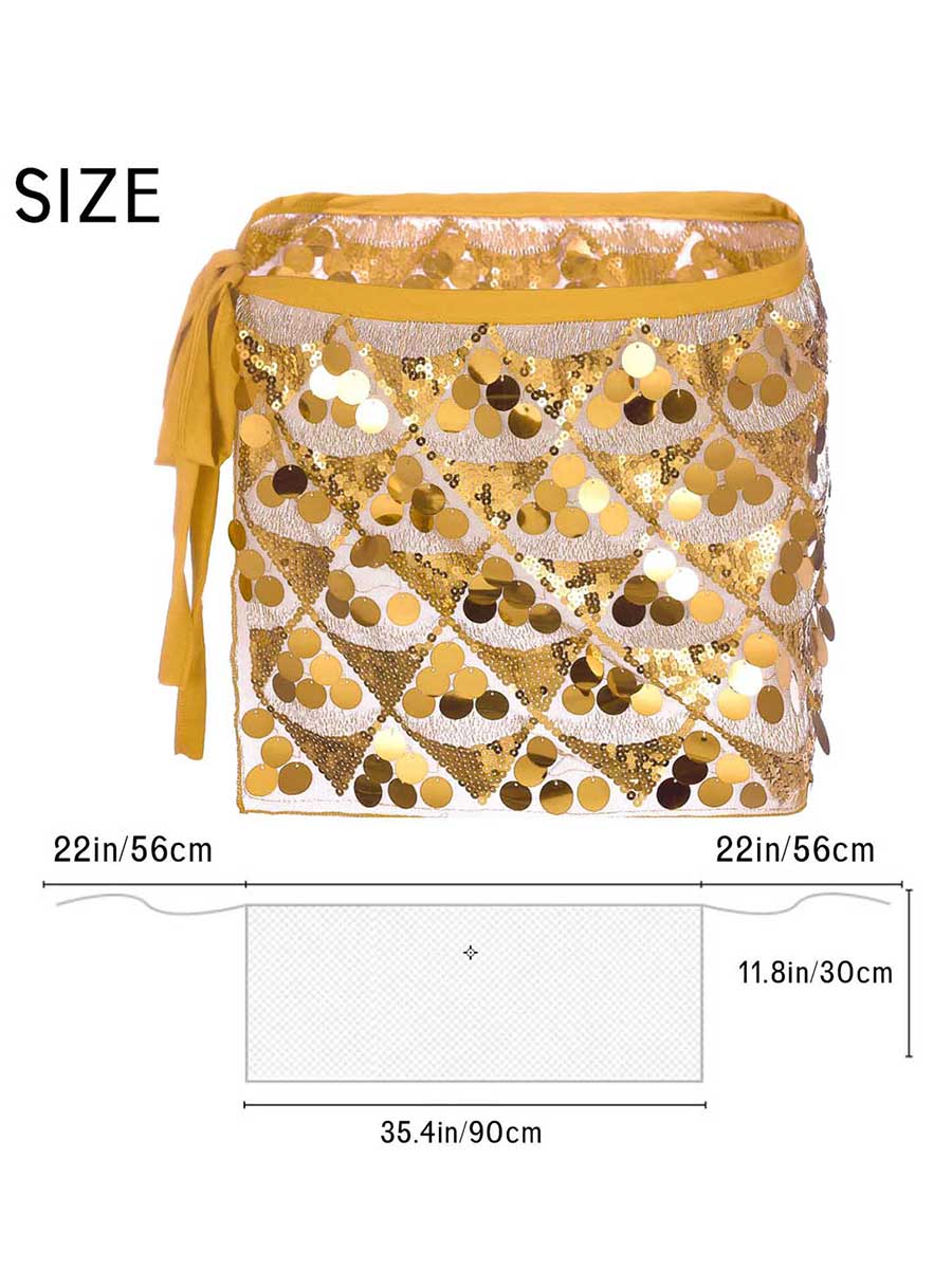 Bohemian Sequin Mini Skirt