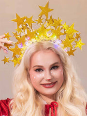 LED Luminous Star Headband for Festivals
