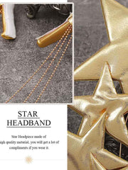 Gold Star Halo Crown