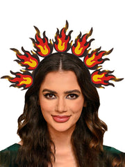 Women's LED Flame Headdress