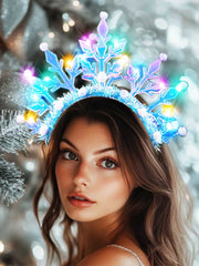 Flashing Snowflake LED Headband