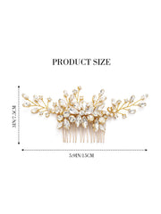 Sparkling Crystal Flower Wedding Hair Comb