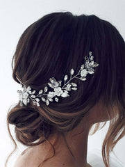 Silver Vine Pearl Flower Hair Accessory