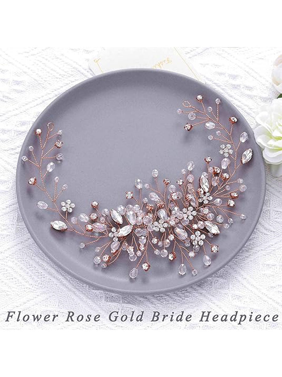 Crystal Vine Hair Accessories for Weddings
