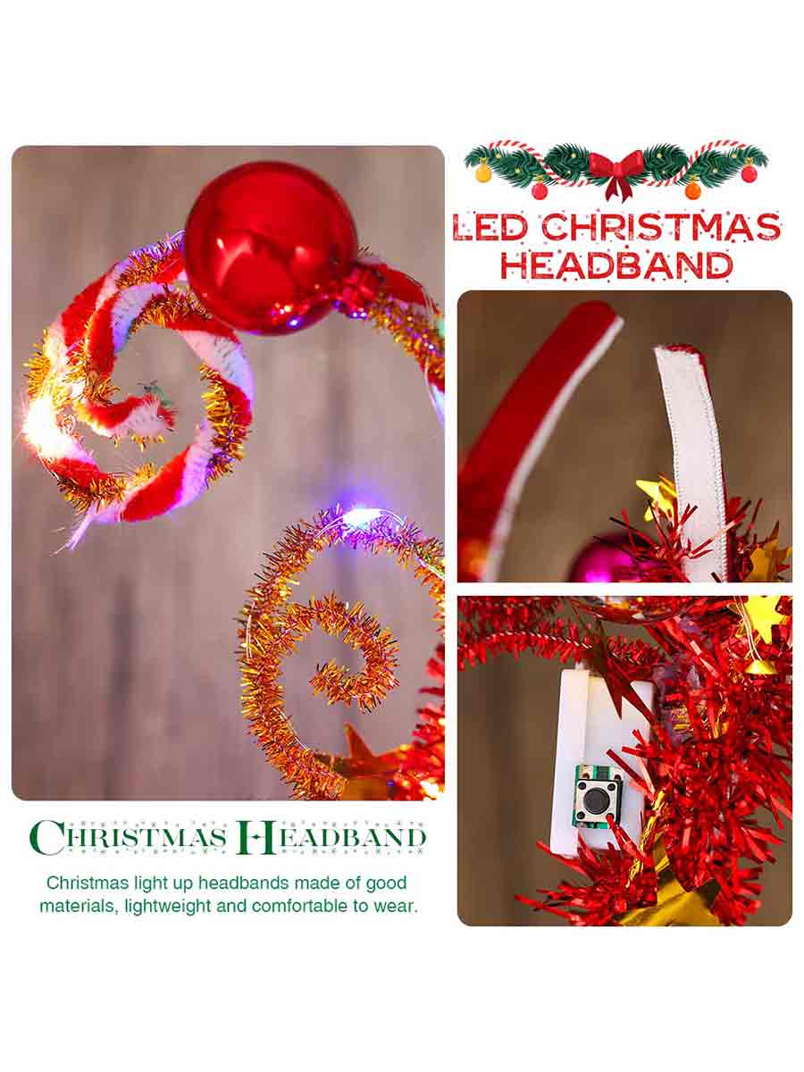 LED Candy Headband â€?Colorful Light-Up Party Accessory
