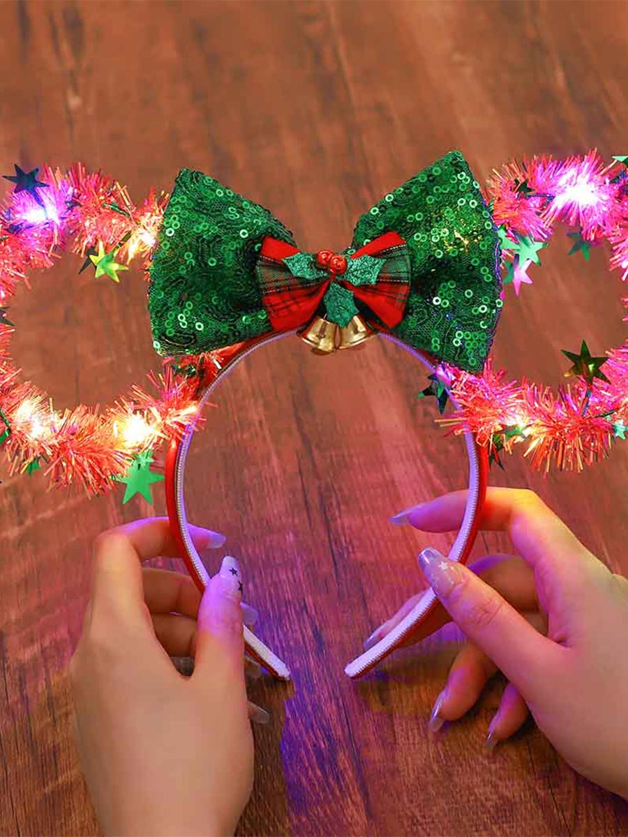 Luminous Mouse Ear Bow Headband