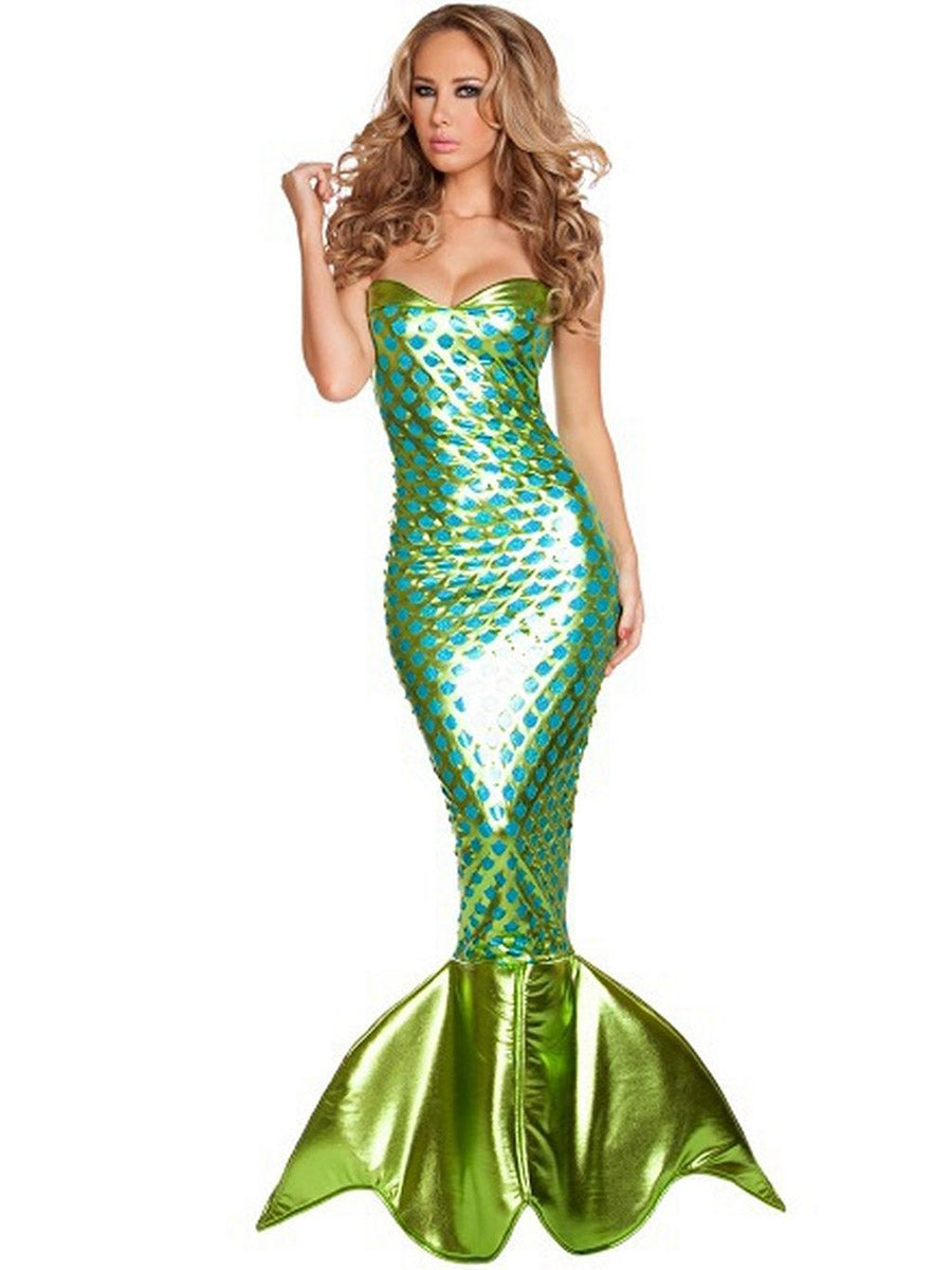 Reflective Mermaid Princess Cosplay Dress