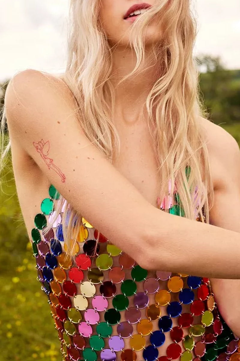 Rainbow Sequin Mini Dress - Rainbow Sparkle Dress