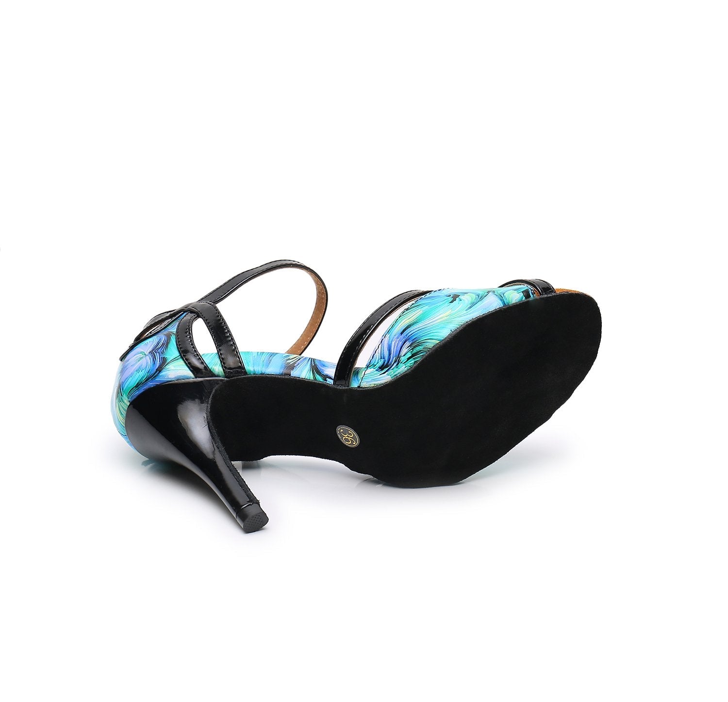 Women's Leatherette Customized Heel Salsa Latin Dance Shoes Ballroom Dance Shoes