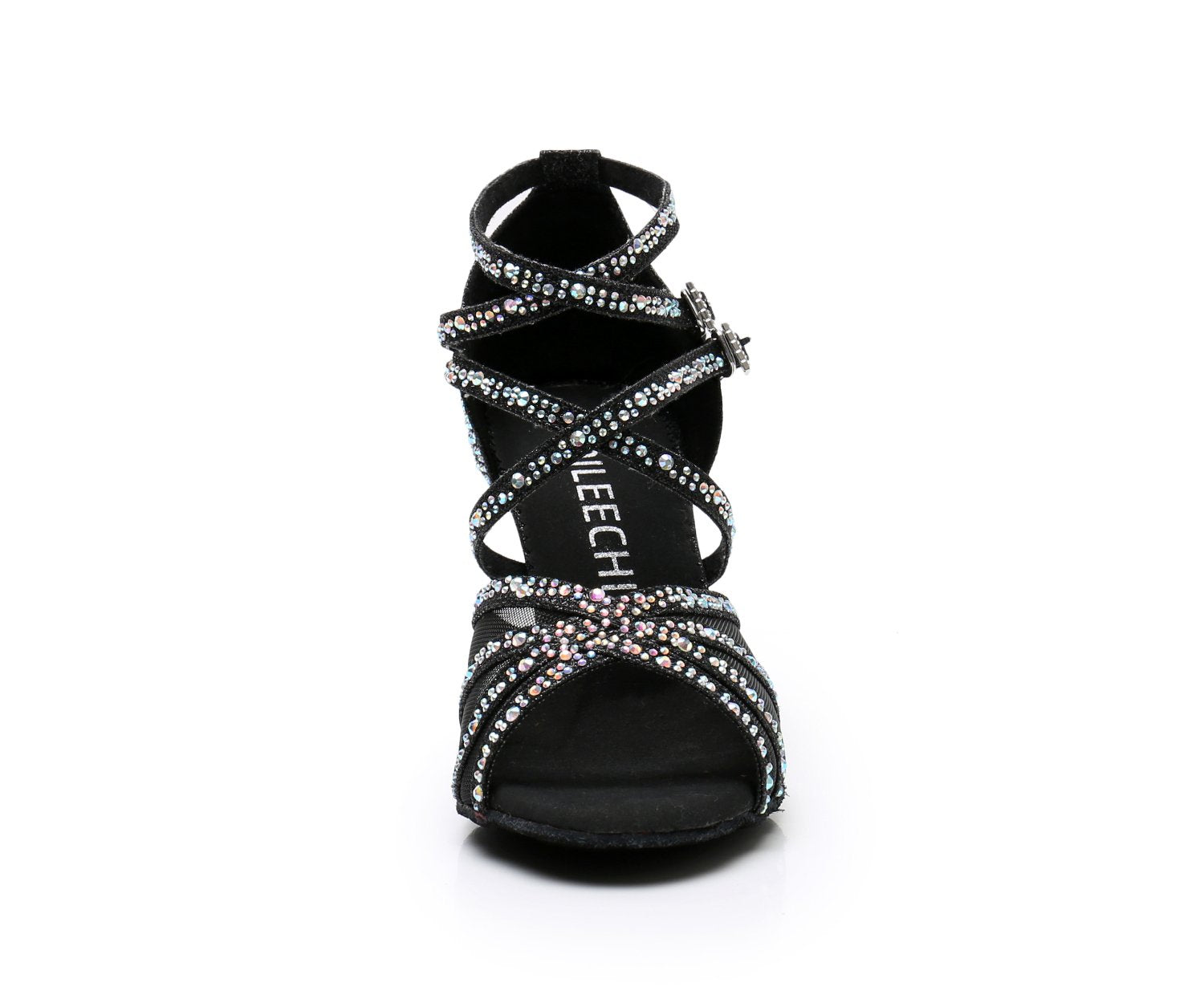 Women's Sparkling Glitter Customized Heel Latin Shoes Salsa Shoes Ballroom Dance Shoes