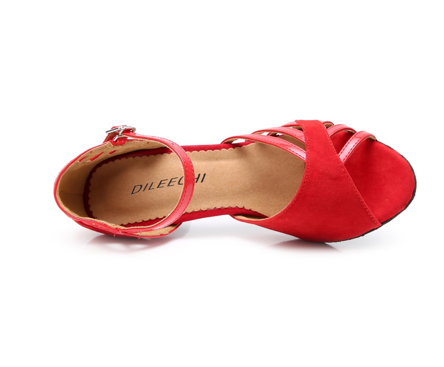 Women's Leatherette Customized Heel Latin Shoes Salsa Shoes Ballroom Dance Shoes