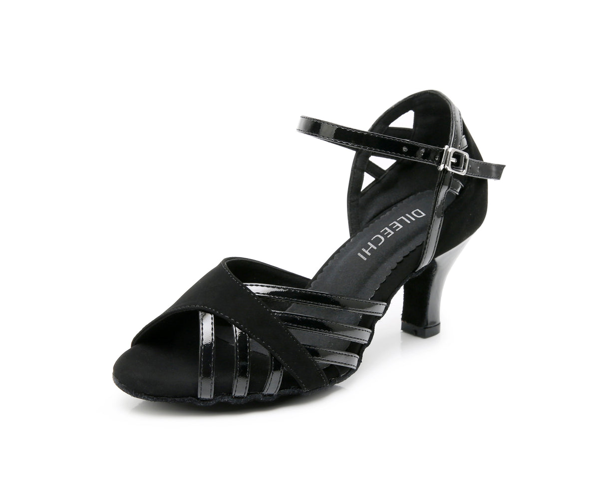 Women's Leatherette Customized Heel Latin Shoes Salsa Shoes Ballroom Dance Shoes