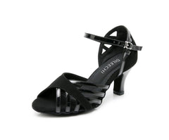 Women's Leatherette Customized Heel Latin Shoes Salsa Shoes Ballroom Dance Shoes