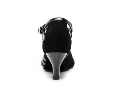 Women's Leatherette Customized Heel Latin Shoes Salsa Shoes Ballroom Dance Shoes