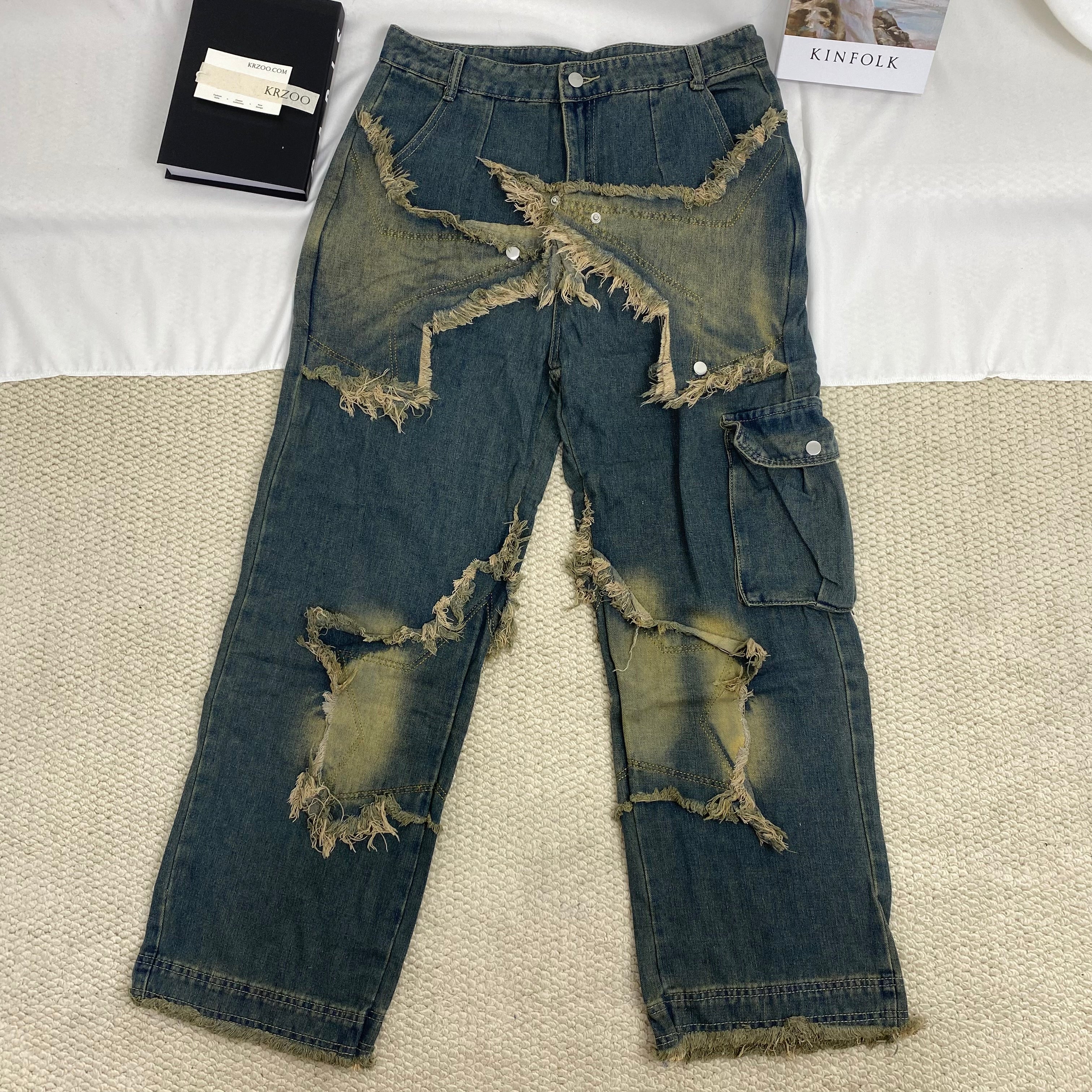 Vintage Five-Pointed Star Jeans