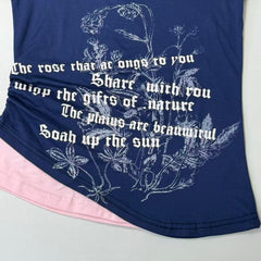 Two-piece off-the-shoulder short-sleeved T-shirts