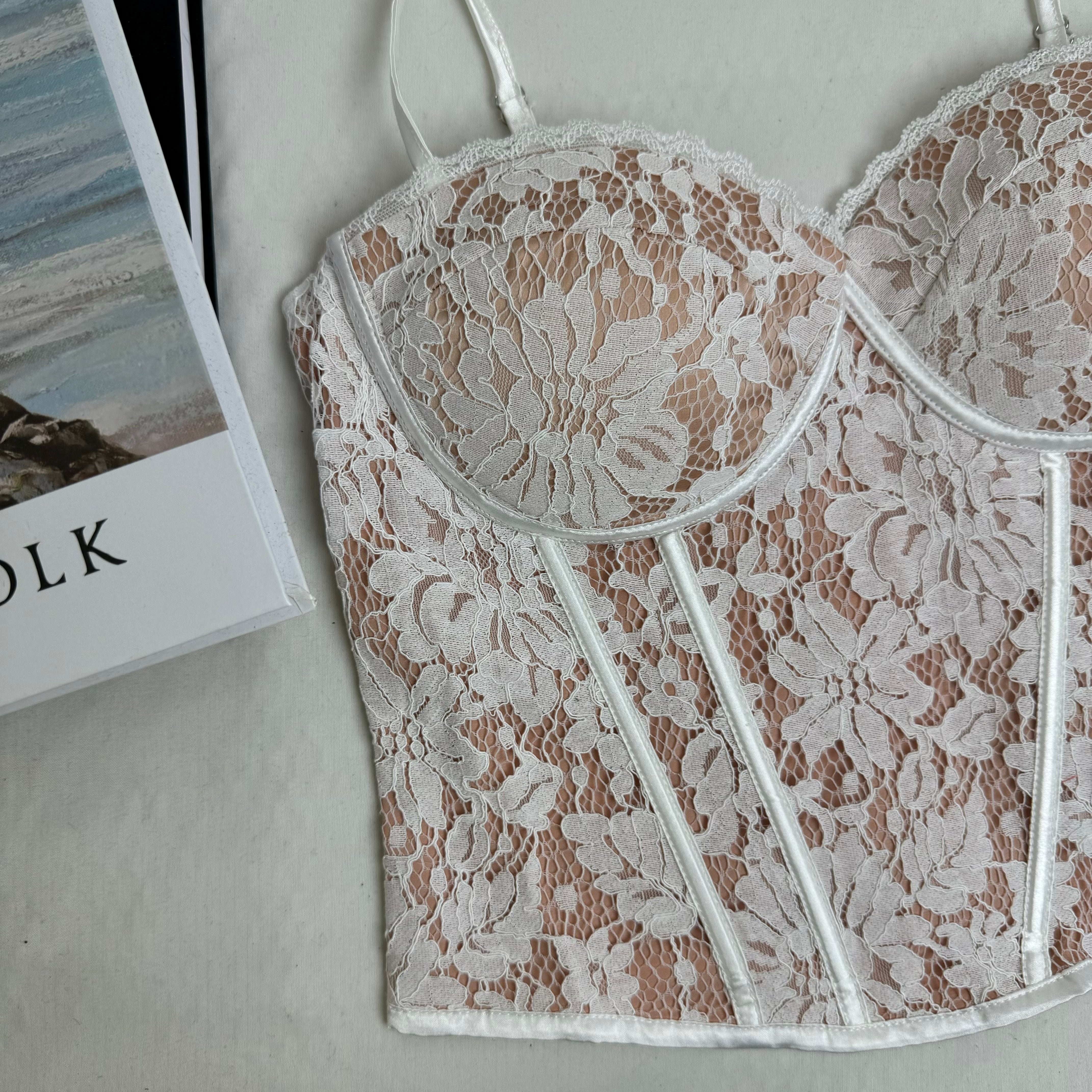 Lace Inner Layer Push-Up Fishtail Bra
