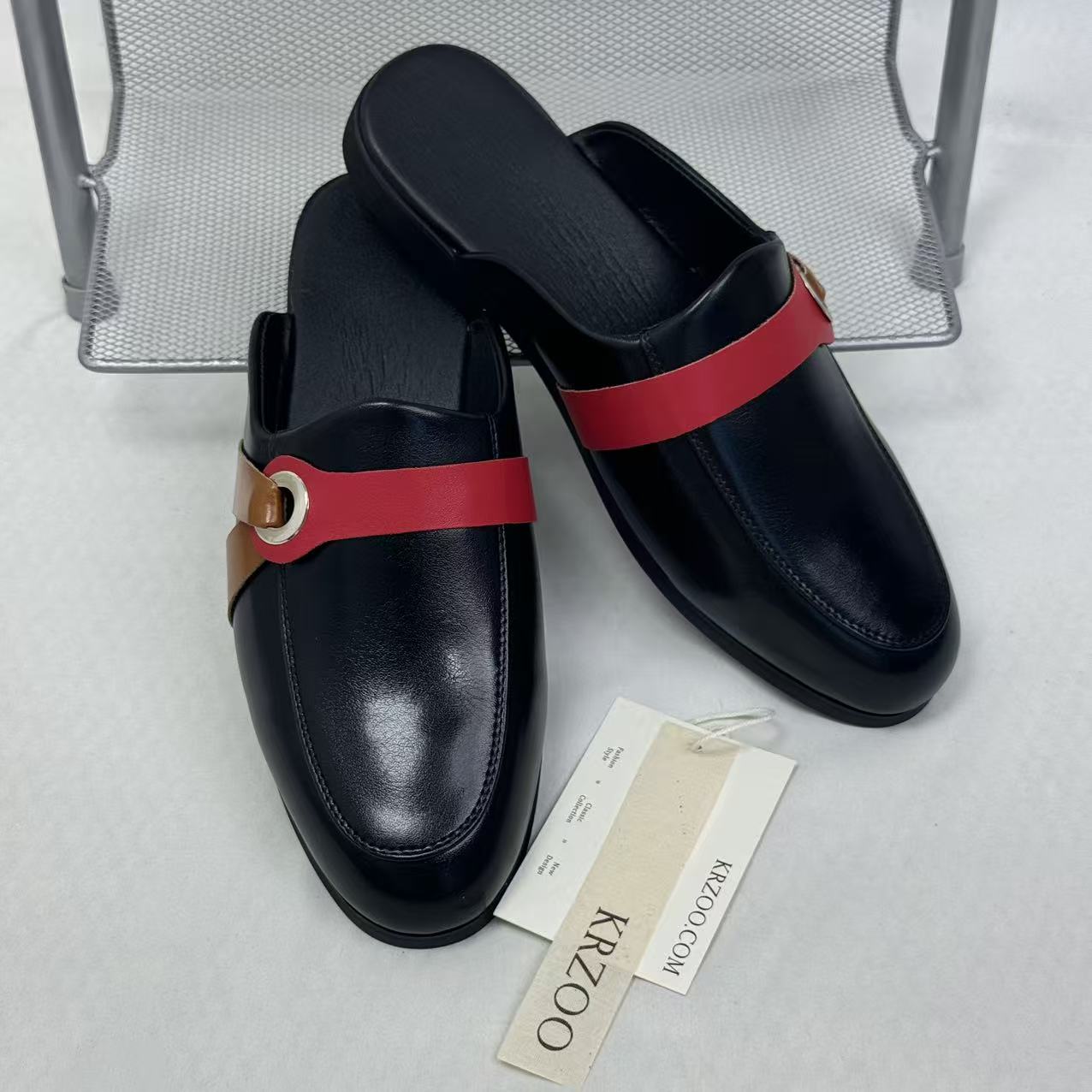 British-style ankle-length slip-on casual shoes
